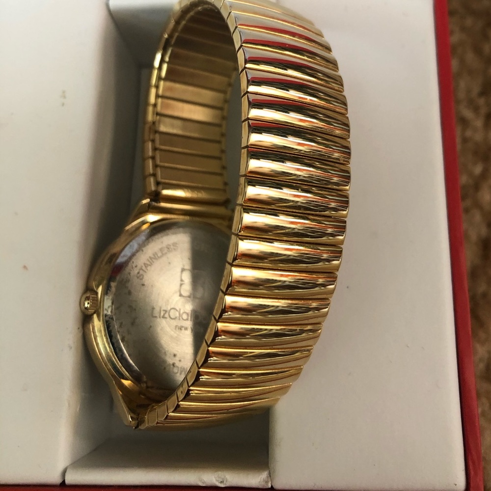 Liz Claiborne Jeweled Face Watch - Picture 3 of 4